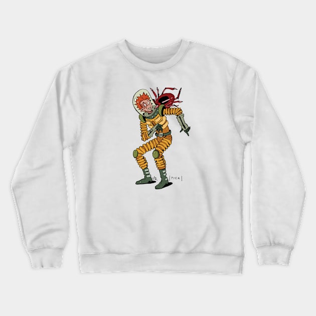 Tick Crewneck Sweatshirt by VirsOddities